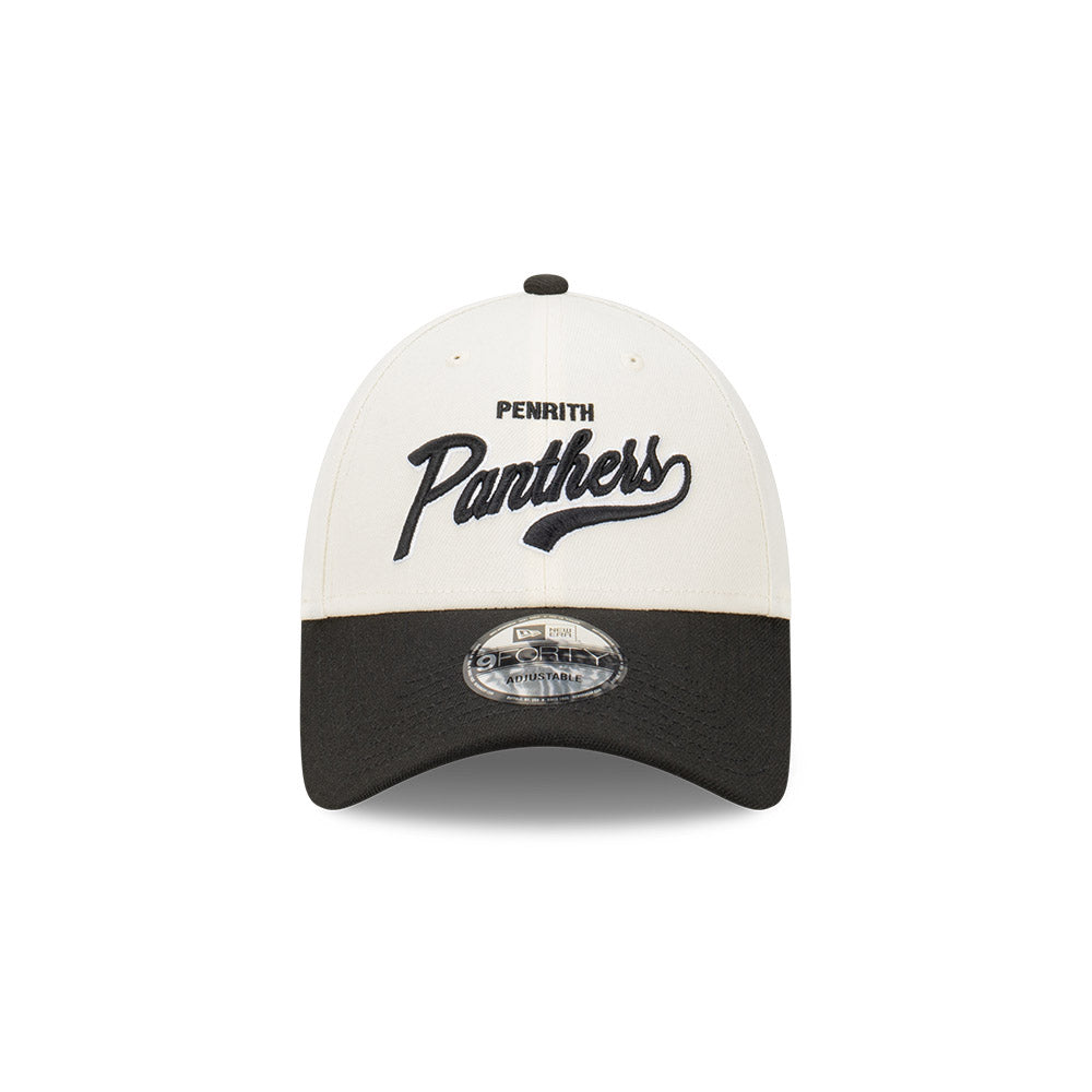 Penrith Panthers Hat - NRL 2-Tone Black 9forty Snapback Cap - New Era